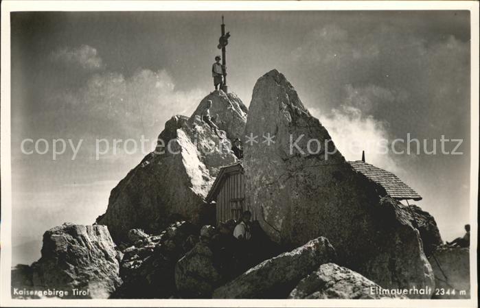 Bergsteigen Klettern Kaisergebirge Tirol