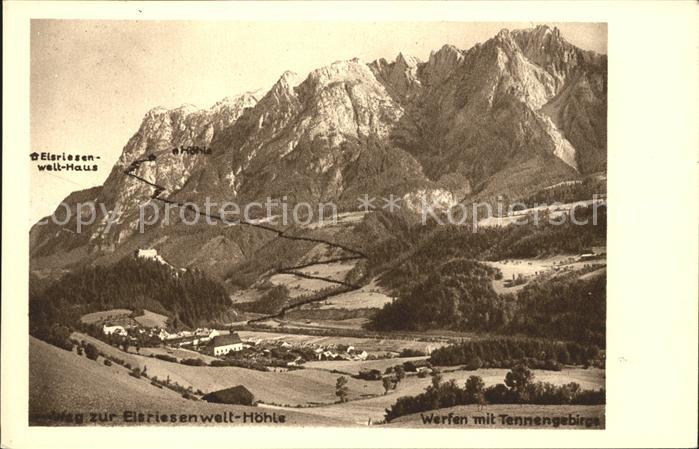 Hoehlen Caves Grottes Eisriesenwelt Werfen Tannengebirge