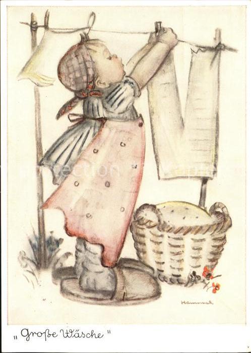 Hummel Nr. 5669 Grosse Wäsche