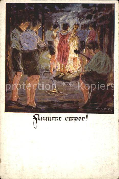 Kuenstlerkarte Amtsberg Lagerfeuer