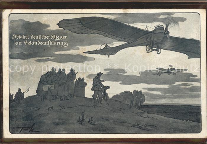 Flugzeuge Militaria Deutsche Flieger Geländeaufklärung