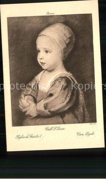 Kuenstlerkarte Gall. L. Luca Roma Van Dyck