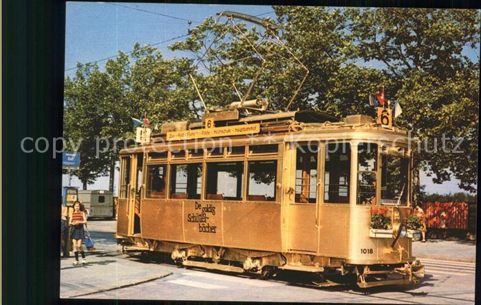 Strassenbahn goldige Sächsitram Zürich