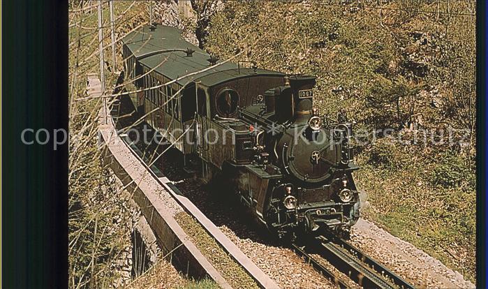 Eisenbahn Historischer Dampfzug Brünig Strecke