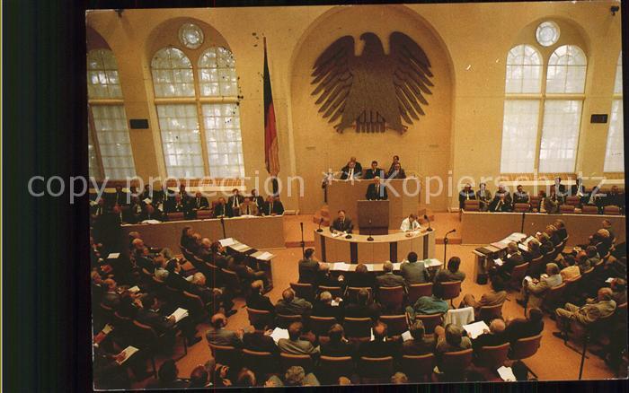Politik Bonn Bundestag Plenarsaal Deutschen Bun