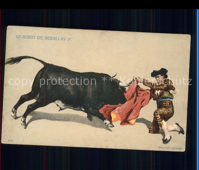 Stierkampf Quiebro de Rodillas