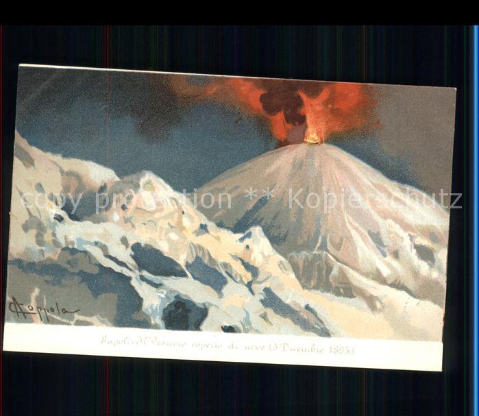 Vulkane Geysire Vulcans Geysers Künstlerkarte