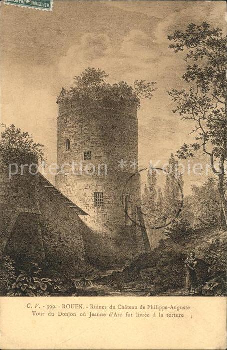 Rouen Ruines du Chateau de Philippe Auguste