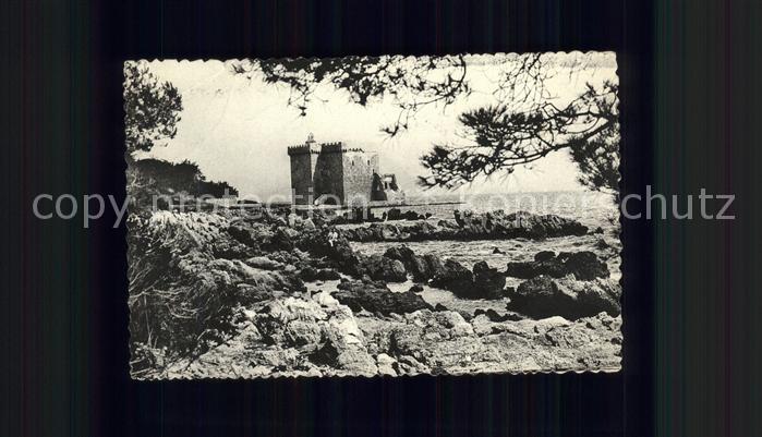 Ile Saint-Honorat Alpes Maritimes Ancien Monastere a travers les pins