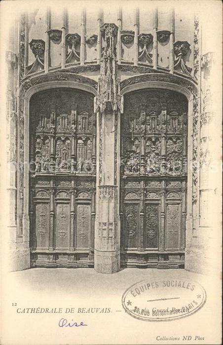 Beauvais 60 Cathedrale Portail