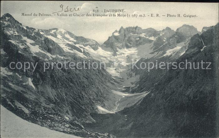 Dauphine Massif du Pelvoux Vallon et Glacier Gle