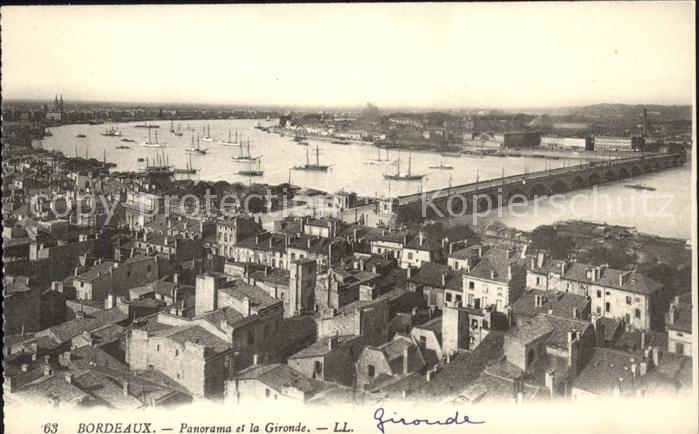 Bordeaux Panorama et la Gironde Bateaux