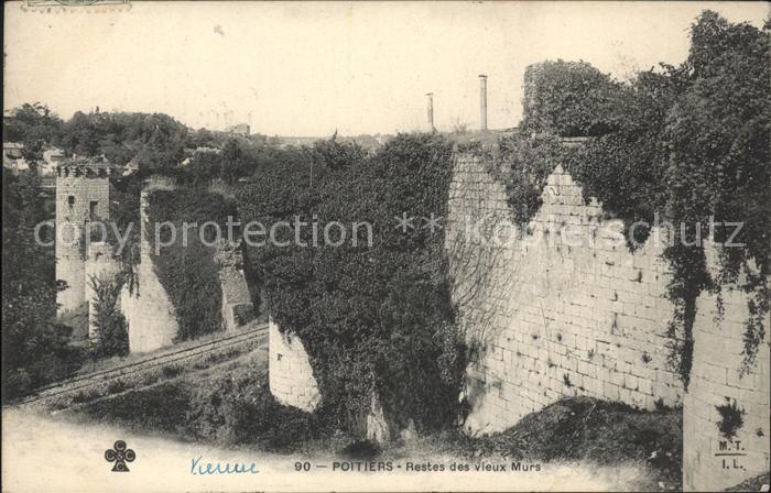 Poitiers 86 Restes des vieux Murs