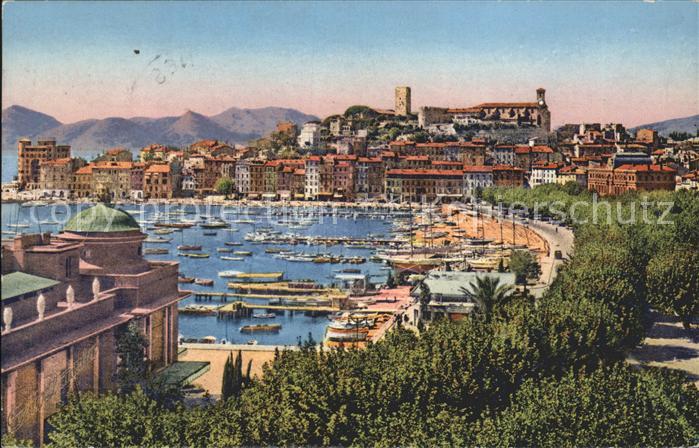 Cannes Alpes-Maritimes Port Quai St. Pierre et le Suquet