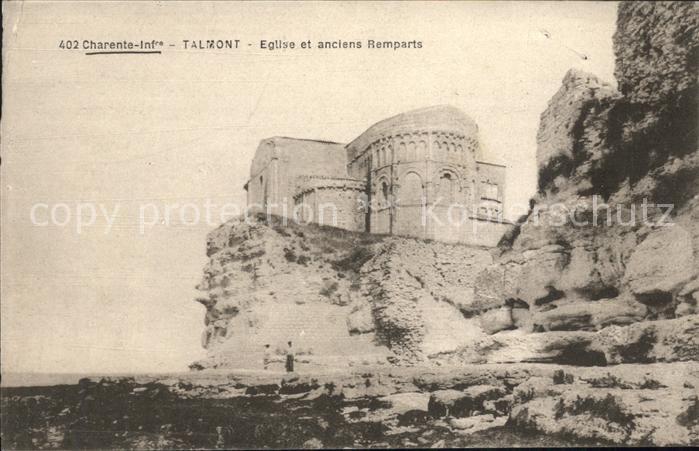 Talmont-sur-Gironde Eglise et anciens Remparts