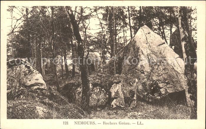 Nemours Seine-et-Marne Rochers Greau