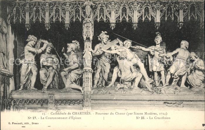 Chartres 28 Cathedrale Pourtour du Choeur Simon Maz