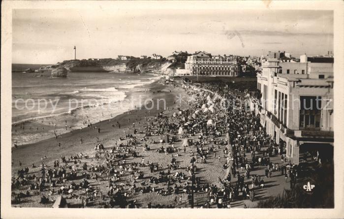 Biarritz Pyrenees Atlantiques La grande Plage