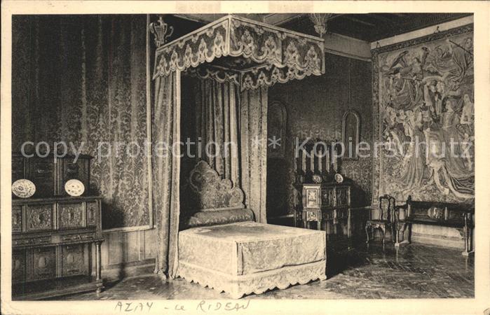 Azay-le-Rideau Chateau Chambre