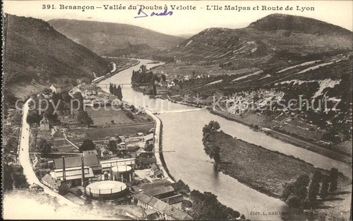 Besancon Doubs Vallee du Doubs a Velotte Ile Malpas Ro