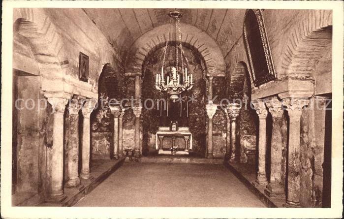 Grenoble Crypte de l'Eglise Saint Laurent