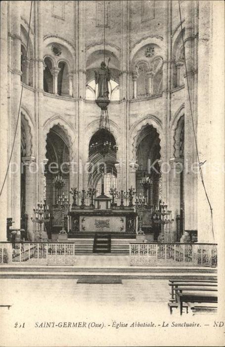 Saint-Germer-de-Fly Eglise Abbatiale Le Sanctuaire