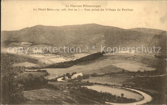 Petiton Vue panoramique Mont Beuvray