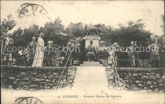 Lourdes Hautes Pyrenees Premiere Station du Calvaire Monument