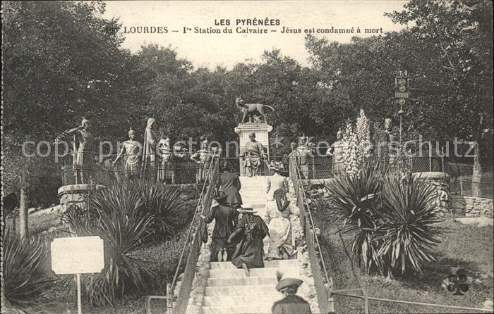 Lourdes Hautes Pyrenees Premiere Station du Calvaire Monument