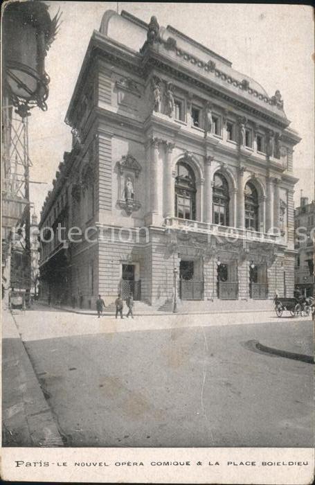 Paris Nouvel Opera Comique Place Boieldieu