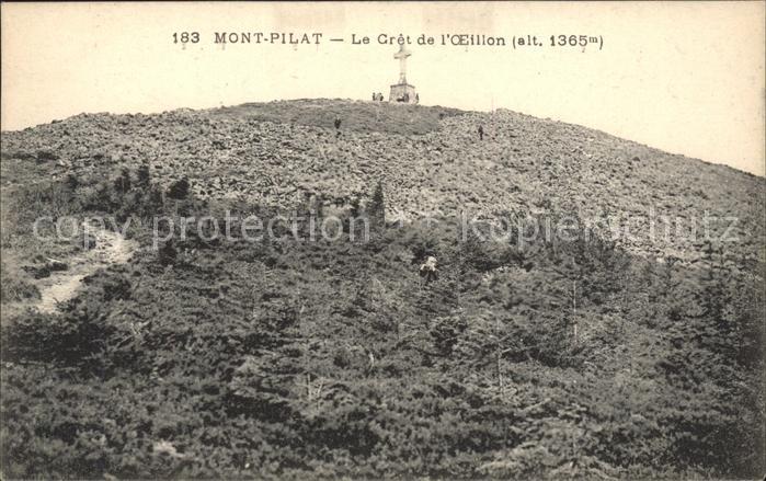 Mont Pilat  Loire Le Cret de l'Oeillon