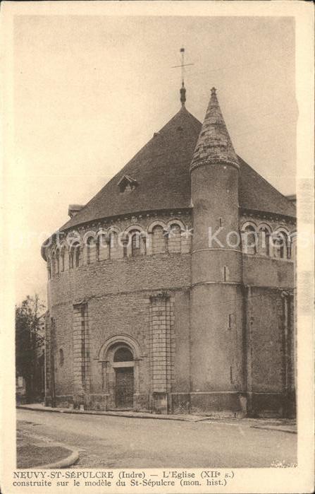 Neuvy-Saint-Sepulchre Eglise XIIe siecle
