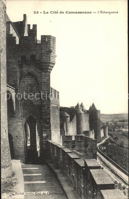 Carcassonne Cite Echauguette Chateau