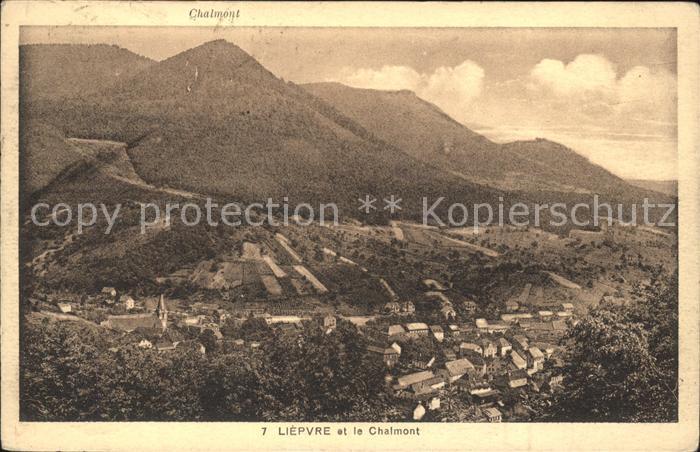 Liepvre Vue panoramique et le Chalmont