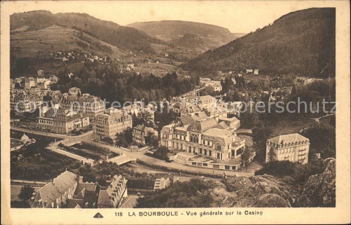 La Bourboule Vue generale sur le Casino