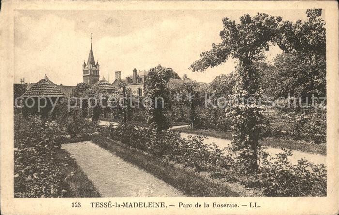 Tesse la Madeleine Parc de la Roseraie