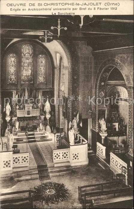 Saint-Christophe-le-Jajolet Eglise Le Sanctuaire