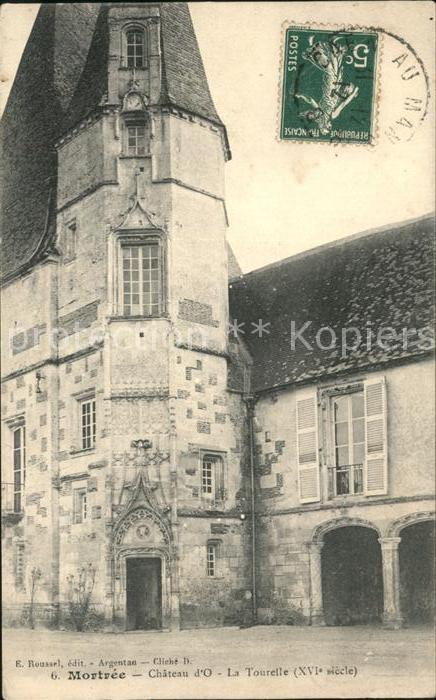 Mortree Chateau d_O Stempel auf AK