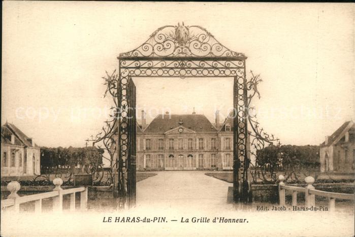 Le Pin-au-Haras Le Haras du Pin La Grille d_Honneur Pfe