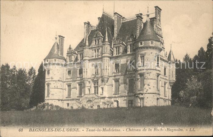 Tesse la Madeleine Chateau de la Roche Bagnoles