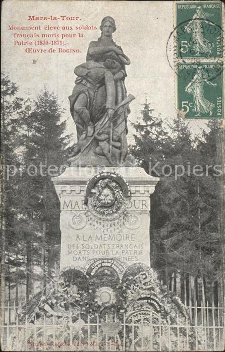 Mars-la-Tour Monument a la memoire des soldats pour