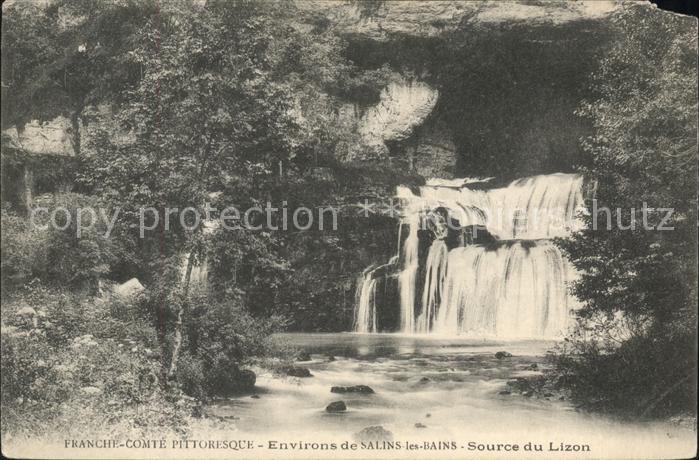 Nans-sous-Sainte-Anne Source du Lison Cascade