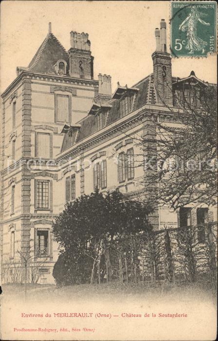Le Merlerault Chateau de la Soutarderie Stempel auf A