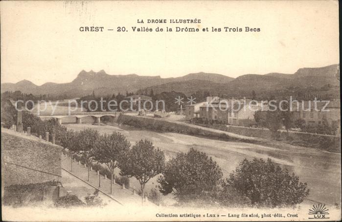 Crest Vallee de la Drome et les Trois Becs