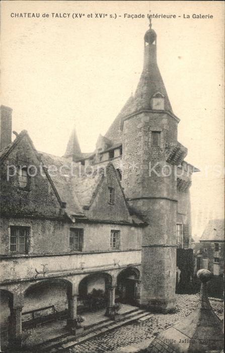 Talcy Loir-et-Cher Chateau Facade interieure Galerie