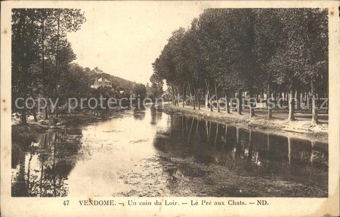 Vendome Un coin du Loir Le Pre aux Chats