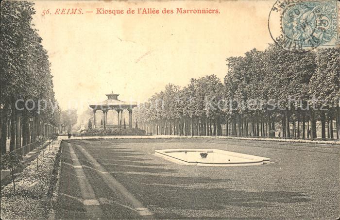 Reims Champagne Ardenne Kiosque de l'Allee des Marronniers Stem
