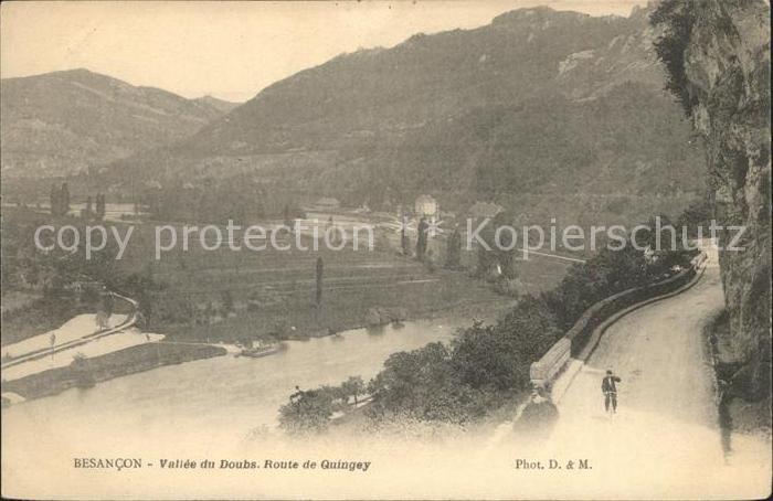 Besancon Doubs Vallee du Doubs Route de Quingey