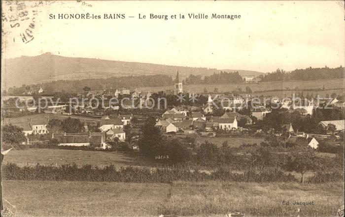 Saint-Honore-les-Bains Le Bourg et la Vieille Montagne