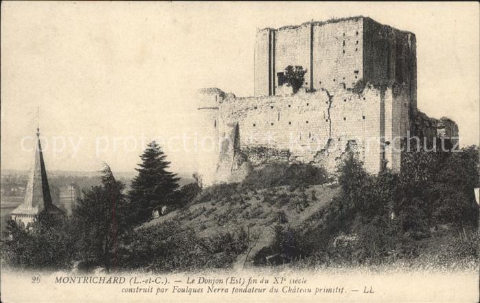Montrichard Le Donjon Chateau XIe siecle